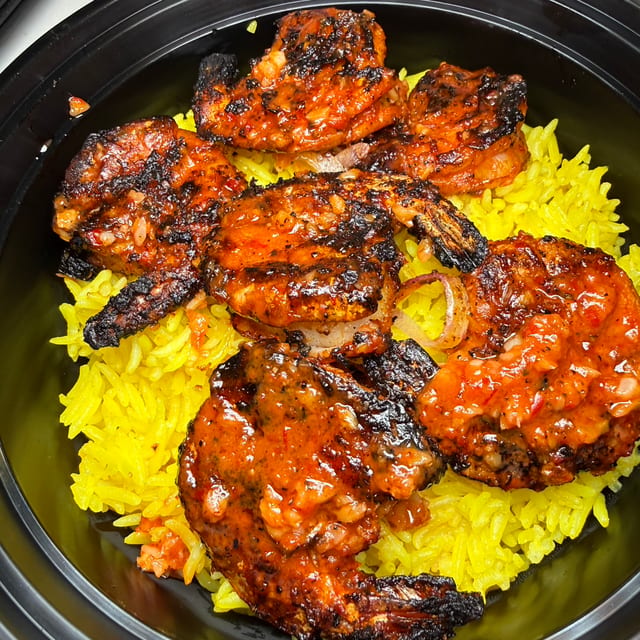 Shrimp Kebab Bowl.