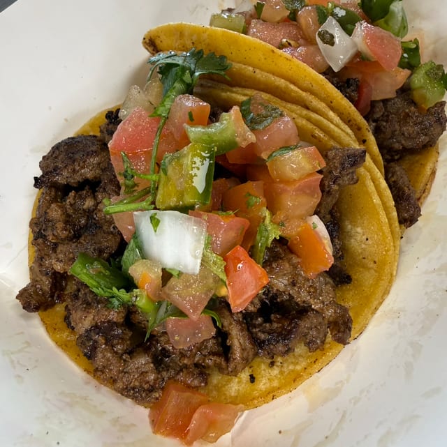 Beef Tacos.