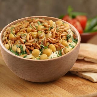 Fatet Hummus Plate