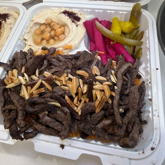 Beef Shawarma Plate.