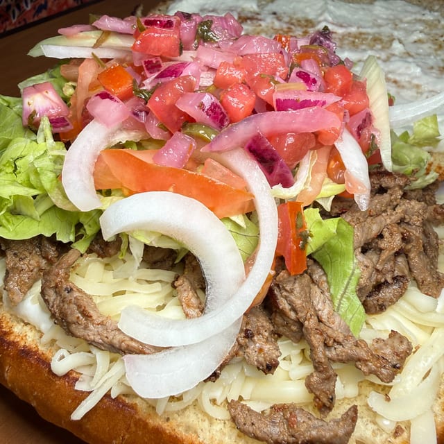 Shawarma Torta Sandwich.