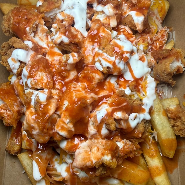 Halal Buffalo Ranch Chicken Fries.