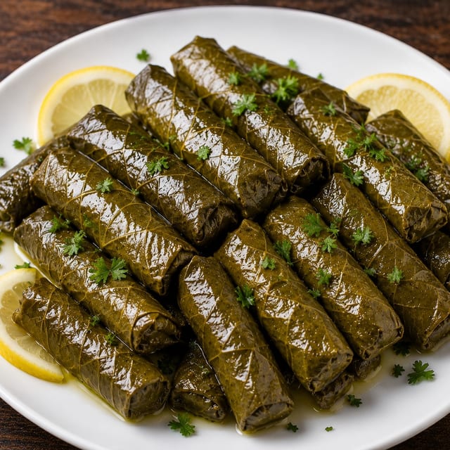 Grape Leaves.
