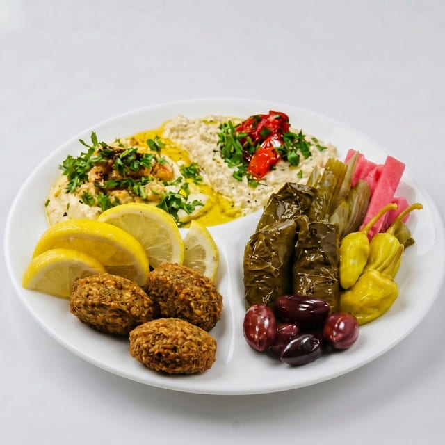 Yafa Veggie Plate.