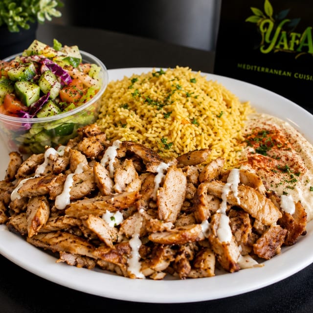 Chicken Shawarma Plate.