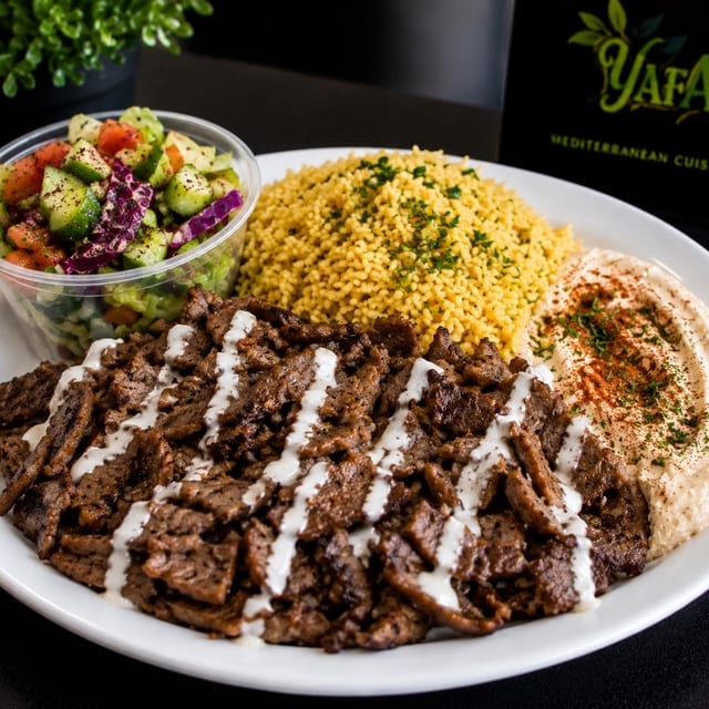 Beef Shawarma Plate.