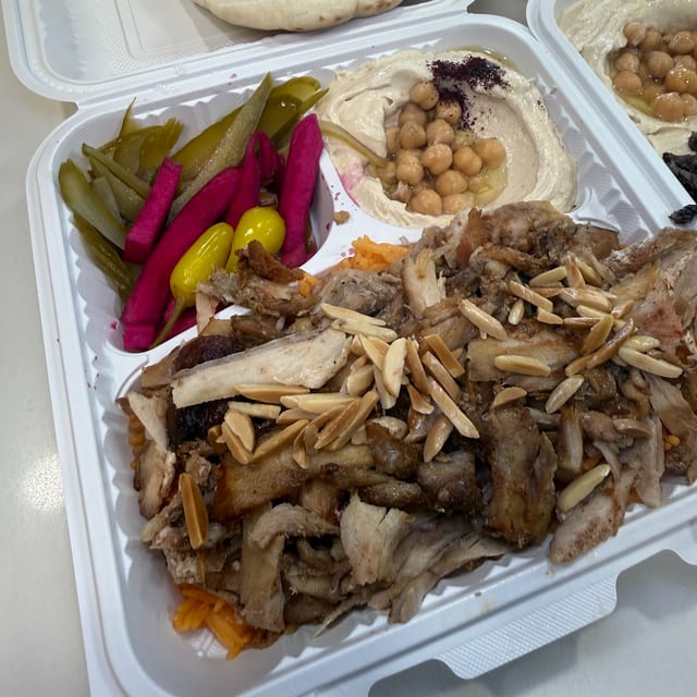 Chicken Shawarma Plate.