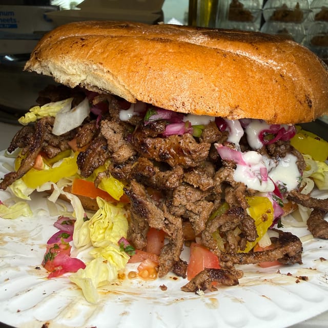 Shawarma Torta Sandwich.