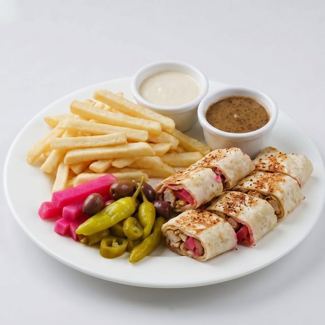 Falafel Arabic Combo.